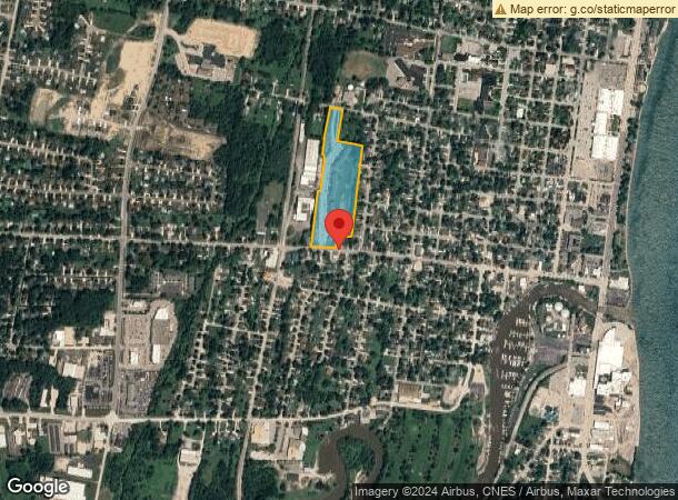  1124 Clinton Ave, Saint Clair, MI Parcel Map