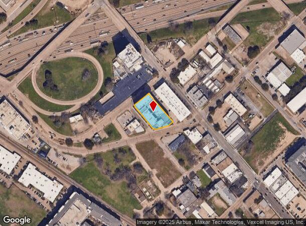 1111 Peters St W, Dallas, TX Parcel Map