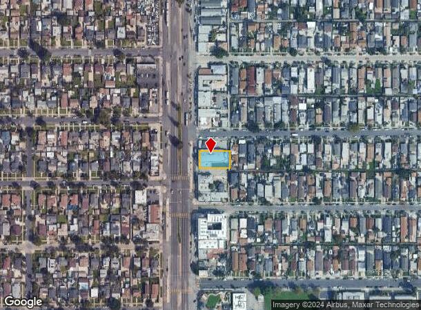  7510 S Vermont Ave, Los Angeles, CA Parcel Map