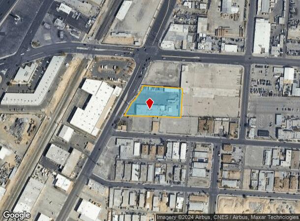  1607 Industrial Rd, Las Vegas, NV Parcel Map