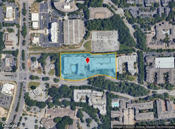8 Perimeter Ctr E, Atlanta, GA Parcel Map