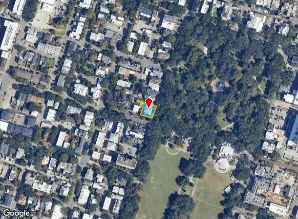  102 W Hall St, Savannah, GA Parcel Map