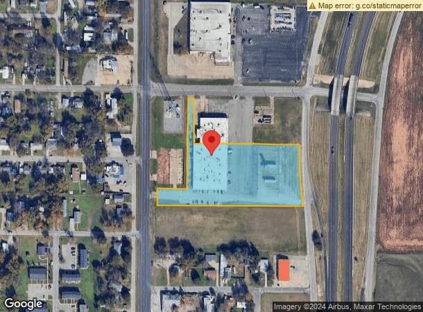  208 S Red River Expy, Burkburnett, TX Parcel Map