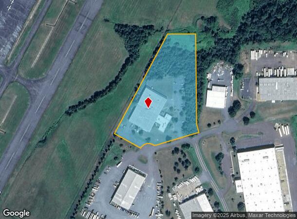  21405 Business Ct, Elkwood, VA Parcel Map