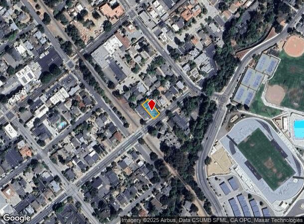 1410 Marsh St, San Luis Obispo, CA Parcel Map