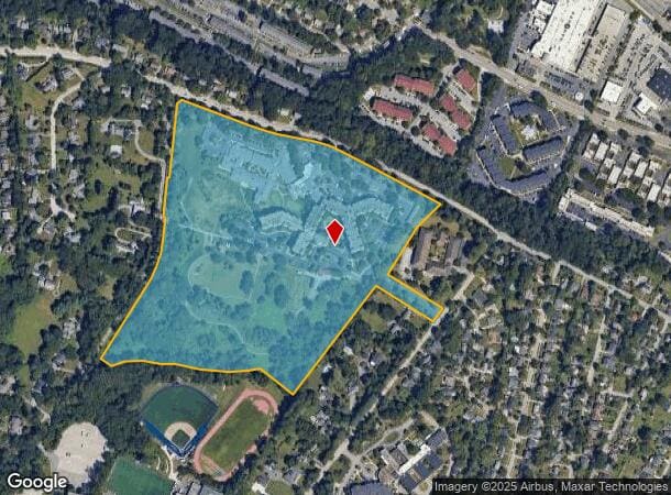  1055 W Joppa Rd, Towson, MD Parcel Map