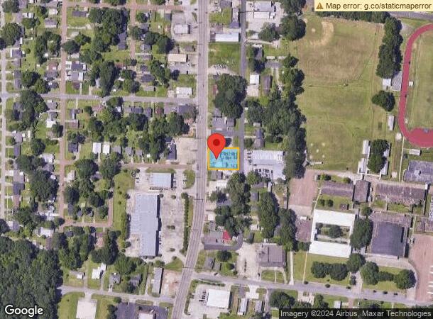  2206 Moss St, Lafayette, LA Parcel Map