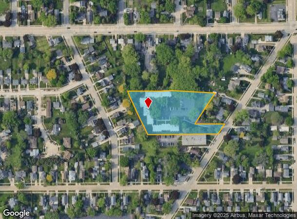  1627 Elmwood Ave, Oshkosh, WI Parcel Map