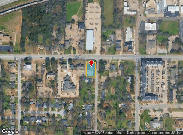 1300 W Abram St, Arlington, TX Parcel Map