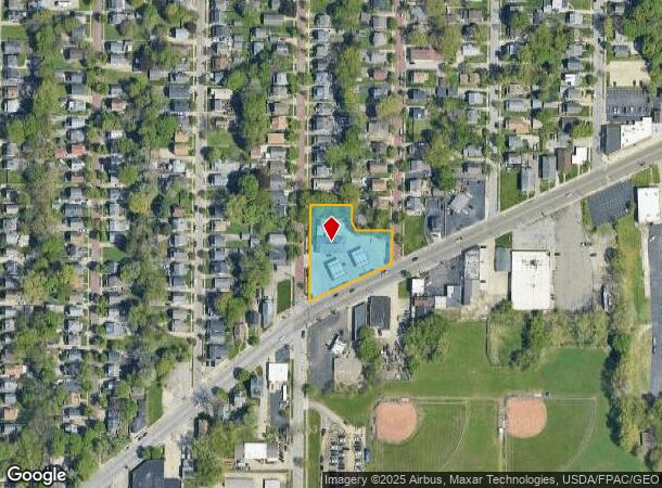  465 E Cuyahoga Falls Ave, Akron, OH Parcel Map