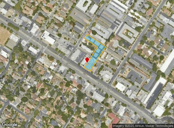  3877 El Camino Real, Palo Alto, CA Parcel Map