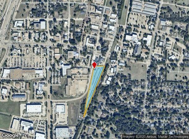 307 S Butler Dr, Allen, TX Parcel Map