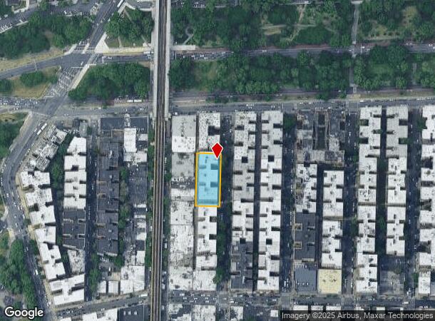  2187 Cruger Ave, Bronx, NY Parcel Map