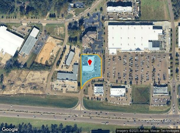 100 Ridge Way, Flowood, MS Parcel Map