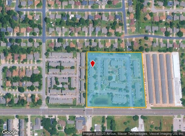 2021 Alameda St, Norman, OK Parcel Map