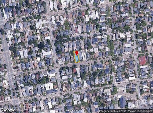 1619 Fairview St, Berkeley, CA Parcel Map