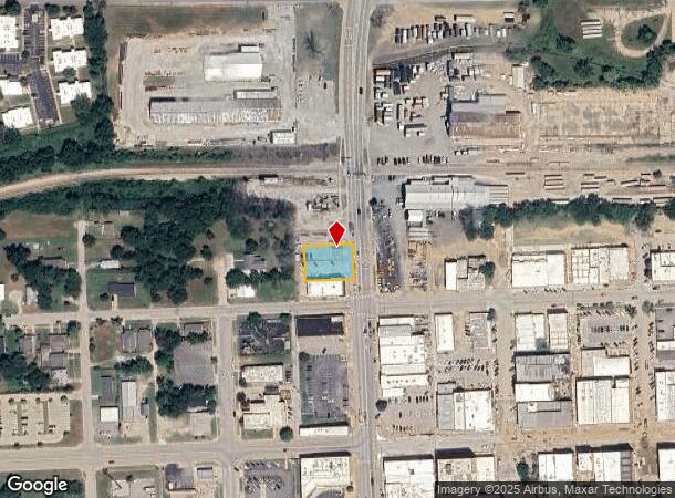  100 N Main St, Sapulpa, OK Parcel Map