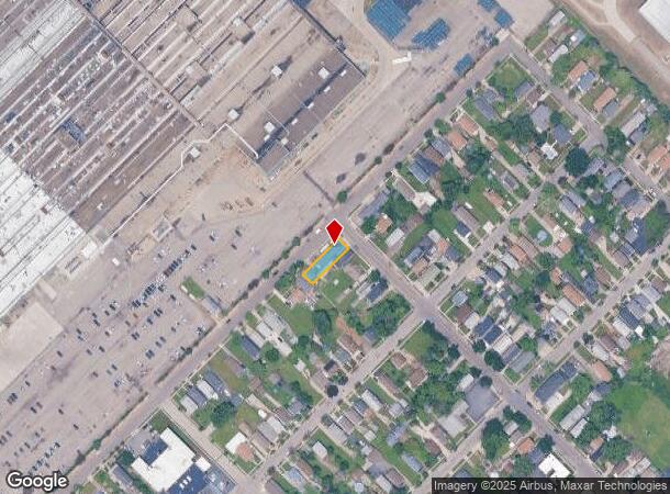 1256 Tonawanda St, Buffalo, NY Parcel Map