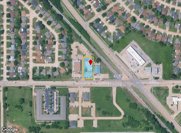  1025 E Vandament Ave, Yukon, OK Parcel Map