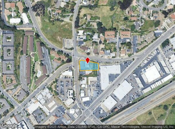  606 Crouch St, Oceanside, CA Parcel Map