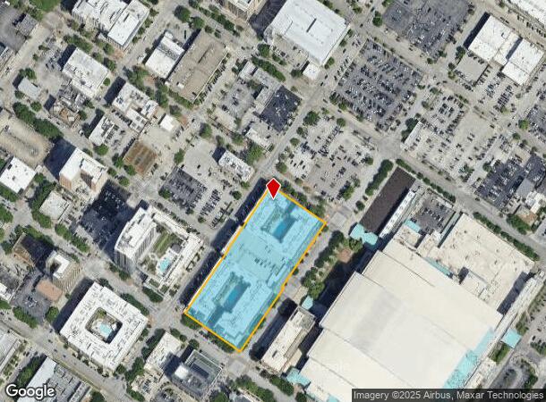  500 Crawford St, Houston, TX Parcel Map