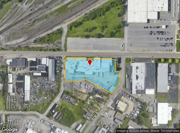  1075 William St, Buffalo, NY Parcel Map