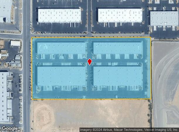  6070 N Hollywood Blvd, Las Vegas, NV Parcel Map