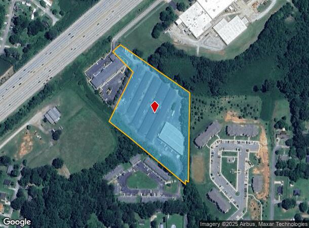  915 Bendix Dr, Salisbury, NC Parcel Map