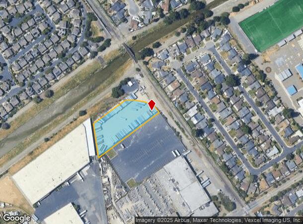 15725 Railroad Ave, San Lorenzo, CA Parcel Map