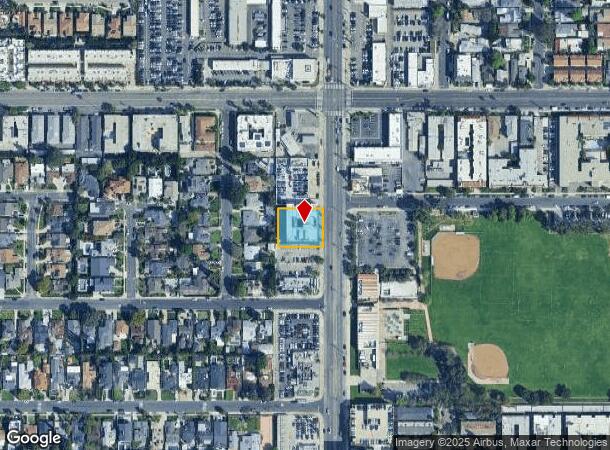  5121 Van Nuys Blvd, Sherman Oaks, CA Parcel Map