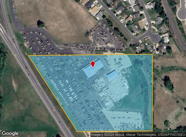  1121 S Frontage Rd, Deer Park, WA Parcel Map