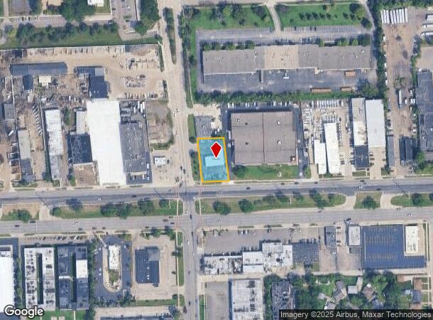  21990 W 8 Mile Rd, Southfield, MI Parcel Map