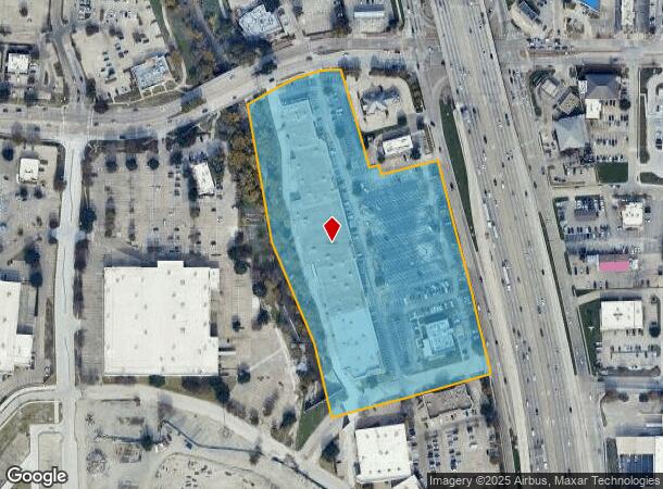  1201 N Central Expy, Plano, TX Parcel Map