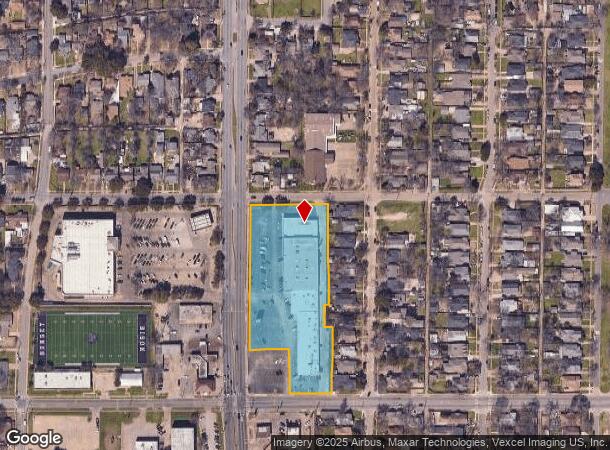  312 S Hampton Rd, Dallas, TX Parcel Map