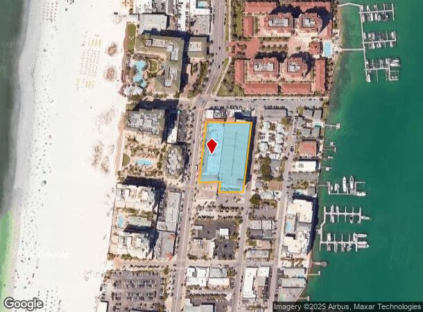  483 Mandalay Ave, Clearwater Beach, FL Parcel Map