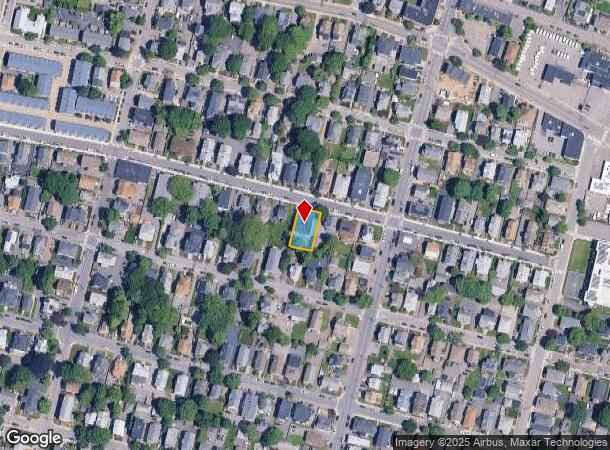  109 Myrtle St, Waltham, MA Parcel Map