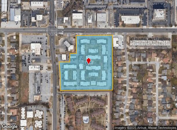  6300 N Meridian Ave, Oklahoma City, OK Parcel Map