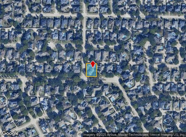 3453 Hearst Castle Way, Plano, TX Parcel Map