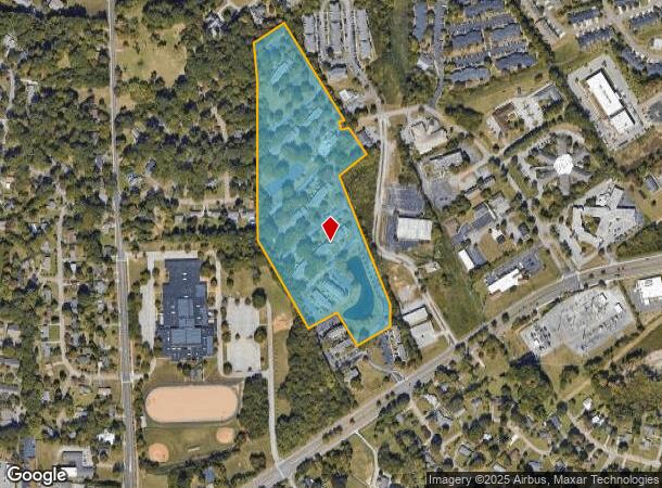  3399 Lake Brook Blvd, Knoxville, TN Parcel Map