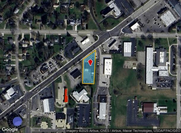  1233 Claremont Ave, Ashland, OH Parcel Map