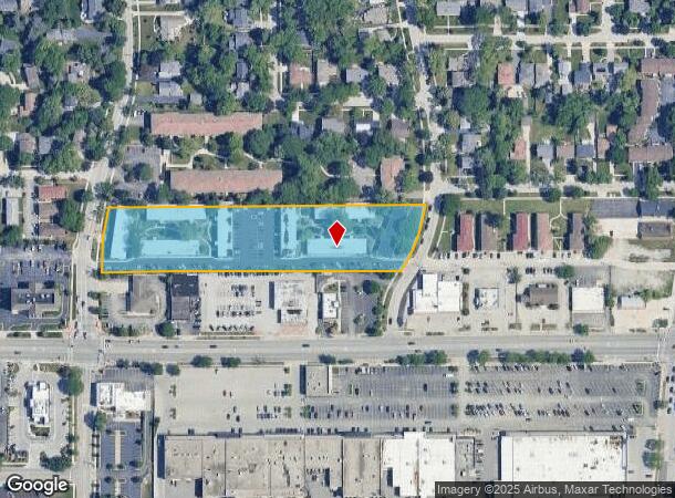 16 N Parkside Ave, Glen Ellyn, IL Parcel Map