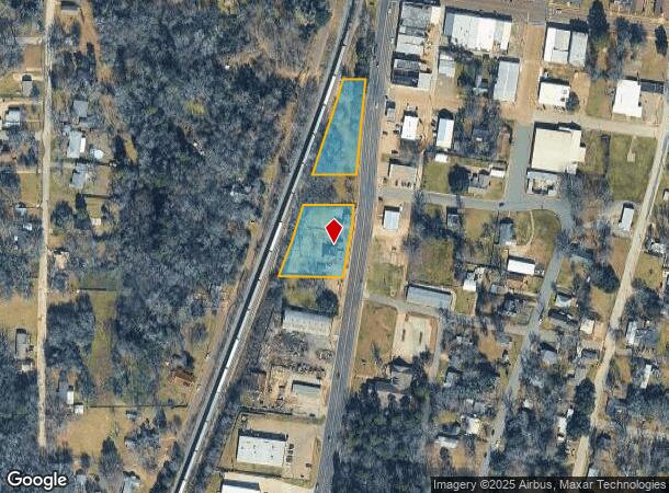 102 N Commerce St, Overton, TX Parcel Map