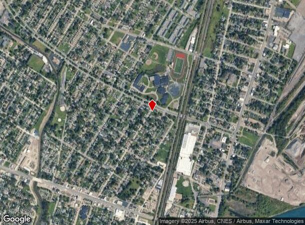 Mill St, Ecorse, MI Parcel Map