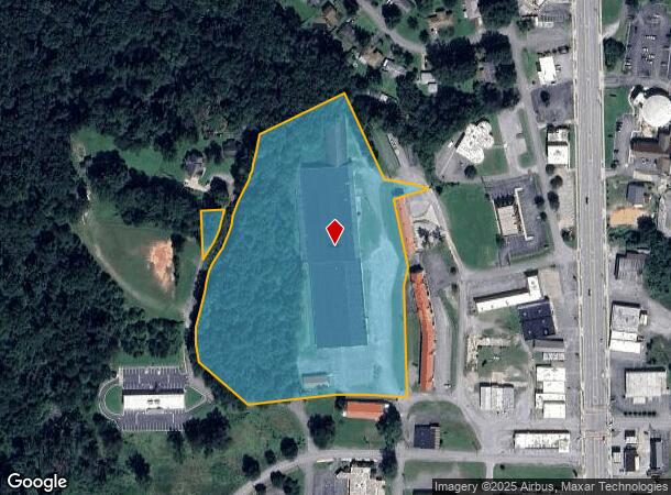 104 W Forrest Rd, Fort Oglethorpe, GA Parcel Map