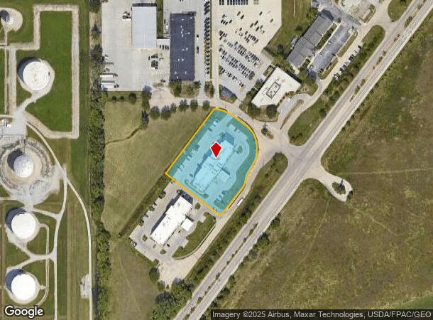 2020 Abbott Dr, Carter Lake, IA Parcel Map