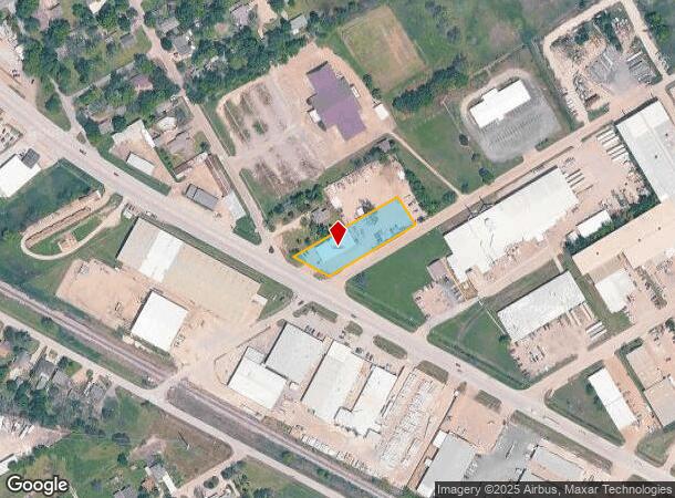  1410 S Kaufman St, Ennis, TX Parcel Map