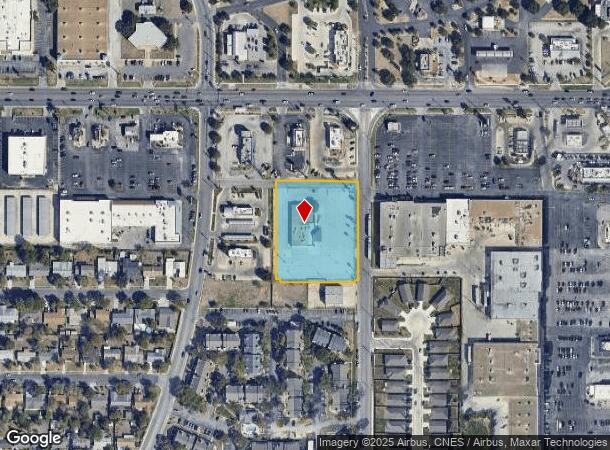  1711 Columbia Sq, San Antonio, TX Parcel Map