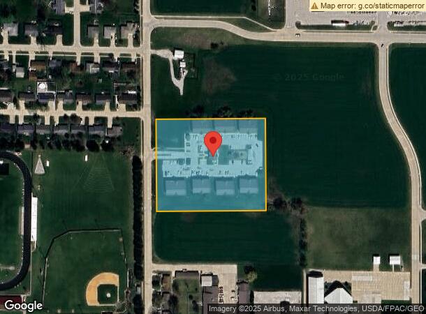 800 N Palm Ave, Mount Pleasant, IA Parcel Map