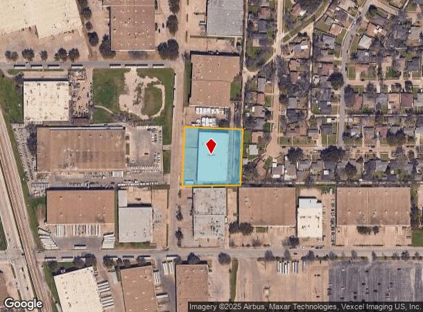  11120 Zodiac Ln, Dallas, TX Parcel Map