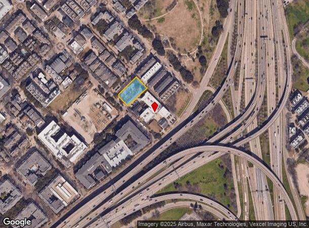  2018 Allen St, Dallas, TX Parcel Map